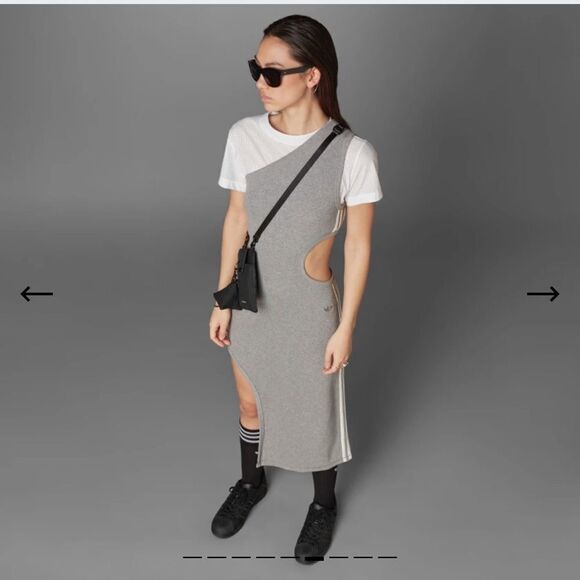 Adidas Blue Version Women’s Size XS One Shoulder Dress - Picture 5 of 9